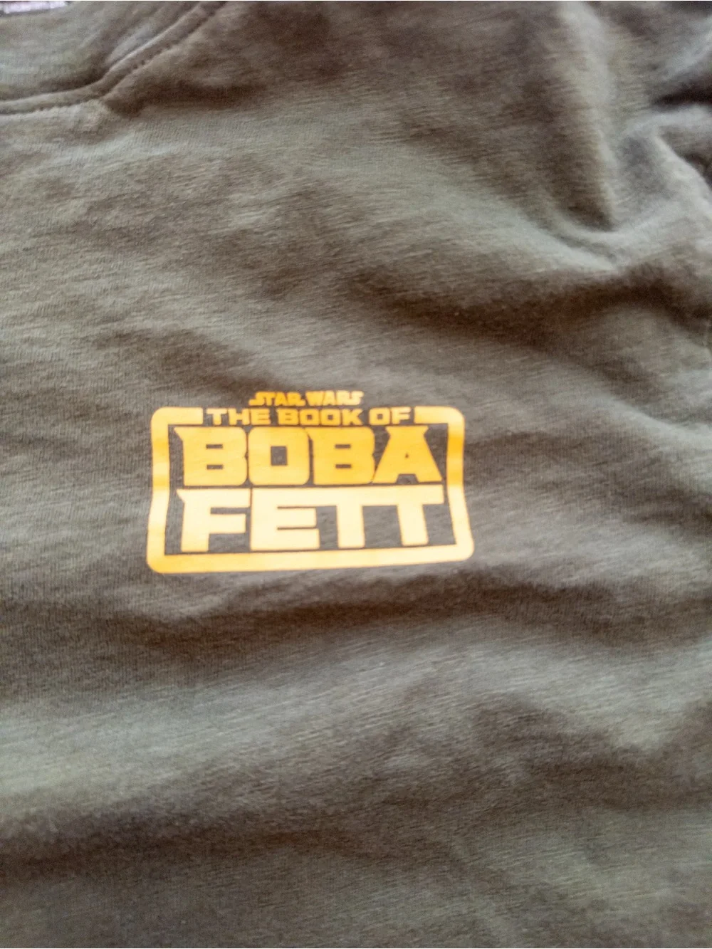 EUC Star Wars Boba Fett Gap boy long sleeve t-shirt olive